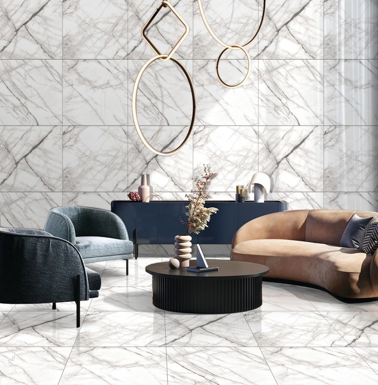 Harshi Impex Vitrified Porcelain Tiles 60x60 CM for Floor & Wall